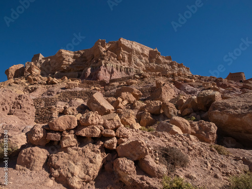 The fortress Ait Ben Haddou, ksar , the ancient fortress is the Unesco heritage site, Morocco.