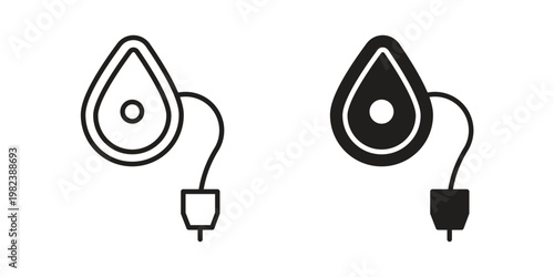 Anesthesia icon pack on white background. logotype graphic design