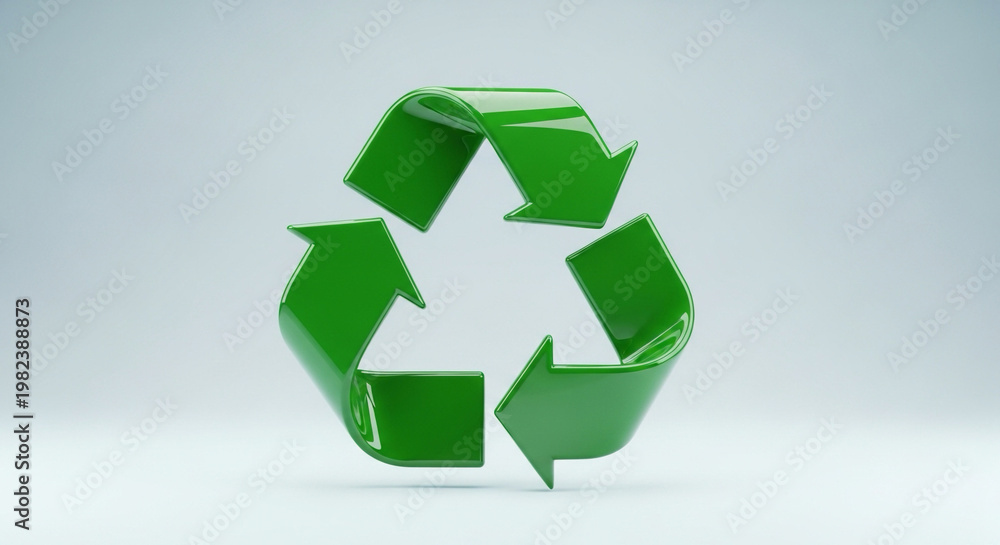 Obraz premium 3D Recycling Symbol Concept