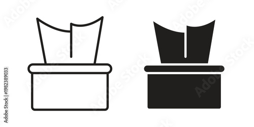 baby wipe icon pack on white background. logotype graphic design