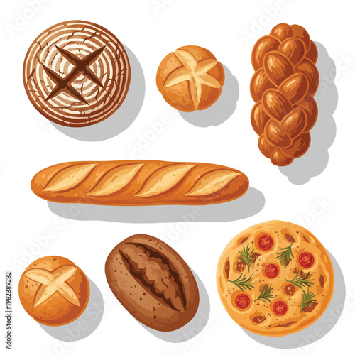 Delicious Assorted Pastries and Baked Goods for Bakery and Food Industry
