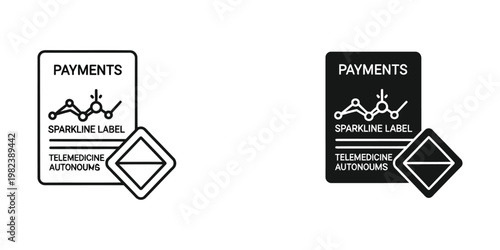 Comparison of payment labels for telemedicine autonomous services using sparkline indicators