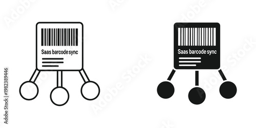 Comparison of barcode synchronization between two different system representations