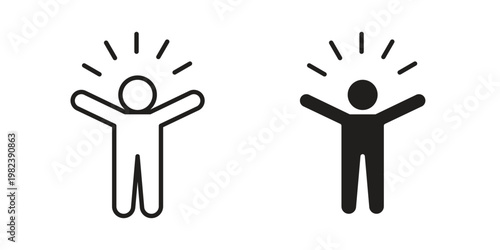 Confident icon pack on white background. logotype graphic design