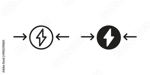 Conflict icon pack on white background. logotype graphic design