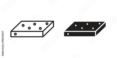 Halva icon pack on white background. logotype graphic design