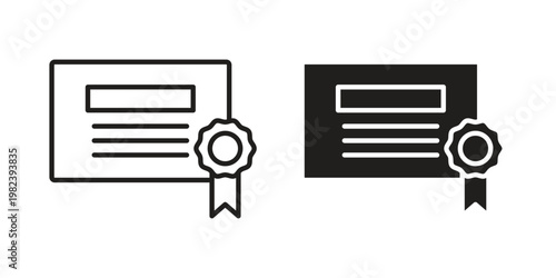 Patent icon pack on white background. logotype graphic design