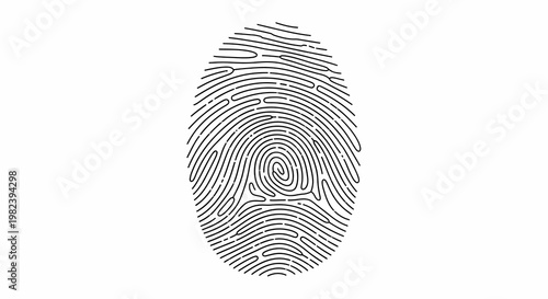 Close up of a fingerprint.