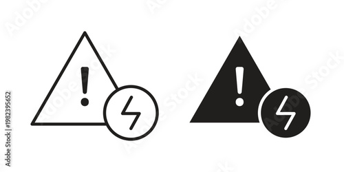 system failure icon pack on white background. logotype graphic design