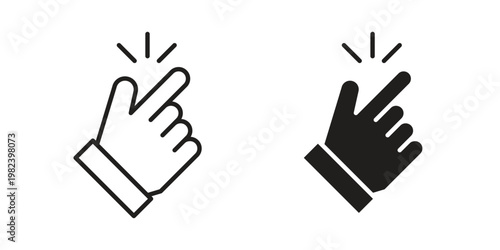 Easy icon set. line art vector icon for apps and websites