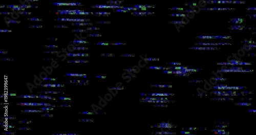 Bright Flashy Screen Damage with Rapid Glitch Interruption