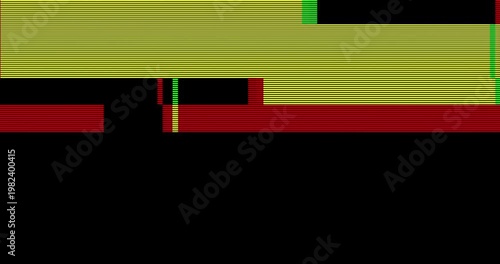 Analog Television Screen Damage with Heavy Snow Static