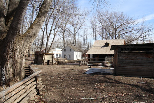 Wallpaper Mural old house in the village Torontodigital.ca