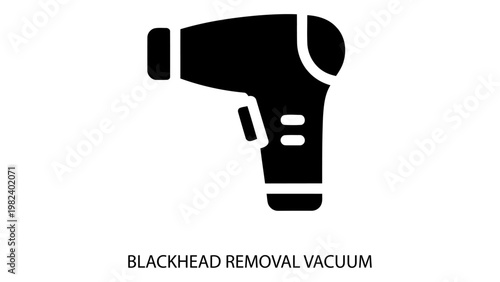Blackhead removal vacuum icon