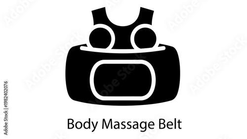 Body massage belt icon