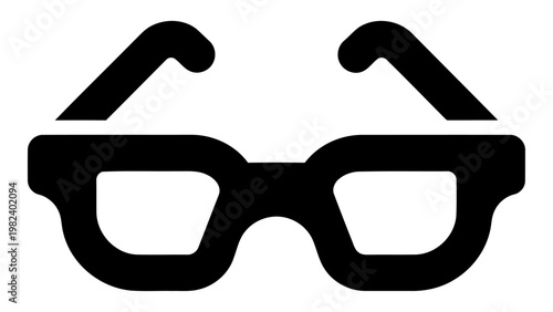 Eye protection computer glasses icon