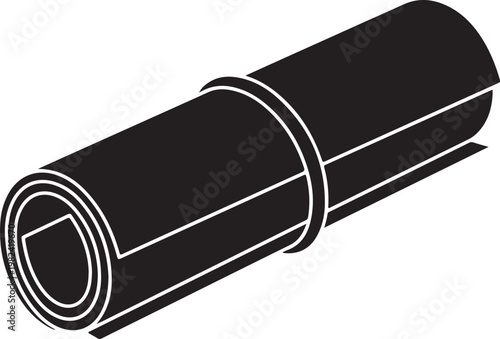 Isolated 3d illustration of a blank metal tin can on white background featuring a cylindrical design and empty tube equipment for industrial technology packaging