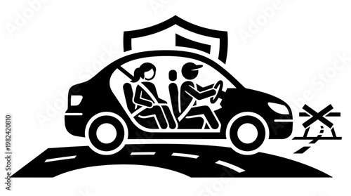 Car Driving Safely with Passengers and Insurance