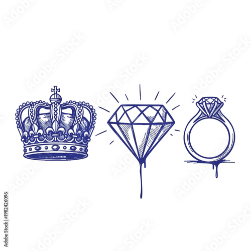 Elegant Jewelry and Royal Crown Collection for Luxury Fashion and Accessories