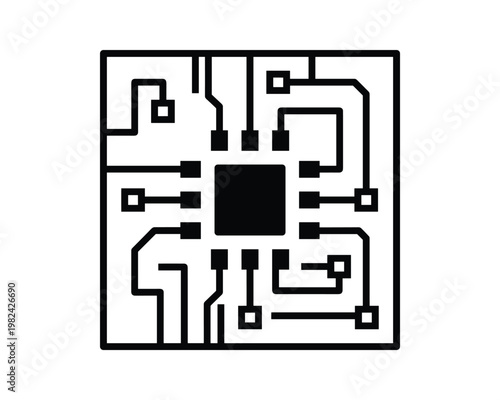Integrated circuit board trace pattern layout design