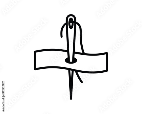 Needle Piercing Fabric Sewing Thread