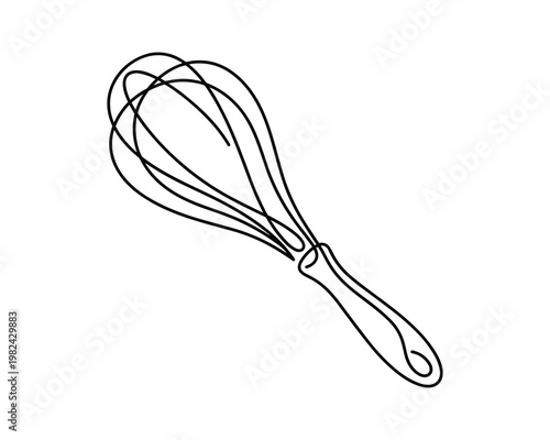 Outline Wire Whisk, Balloon Whisk for Cooking and Baking