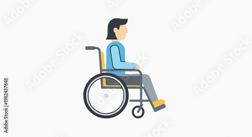 disabled person with wheelchair