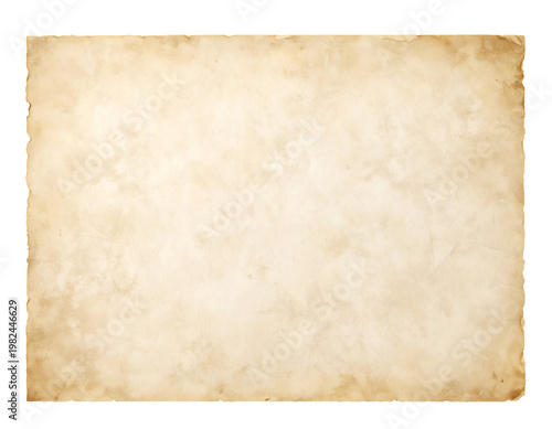 古い紙のテクスチャ背景 ヴィンテージな茶色の古紙 / Old paper texture background, vintage brown paper sheet