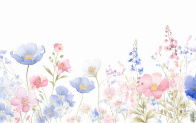 spring flowers background
