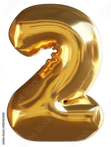 Golden balloon number 2