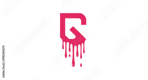 A digital 3d render of a waved service label and symbol featuring art calligraphy on an abstract pink paper background with a vintage vector sign illustration