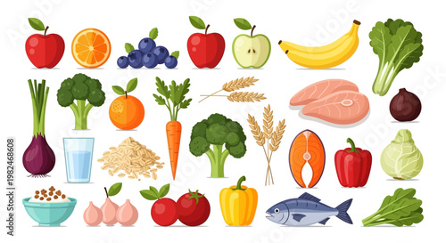 A high-resolution overhead shot of a diverse business team collaborating on a strategic project around a modern office table with colorful sticky notes and digital devices