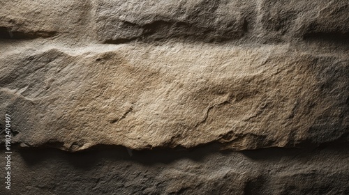 Textured rock surface with natural patterns and earthy tones, ideal for backgrounds, interior design, and nature-themed projects or artwork applications.