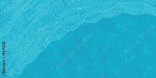 Blue Wavy Lines Abstract Background Design