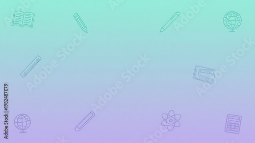 Abstract background for stem education portal 