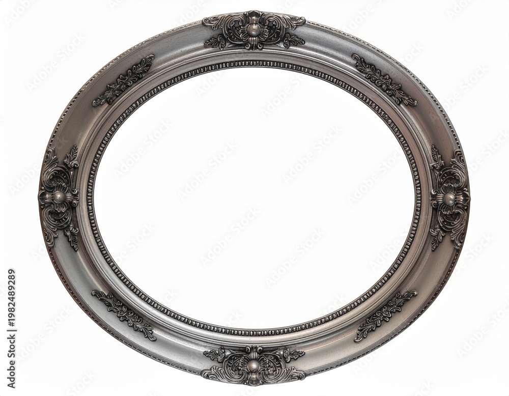 Obraz premium Ornate Silver Picture Frame