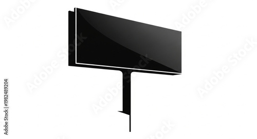 Blank Billboard Signage for Advertising Mockup.