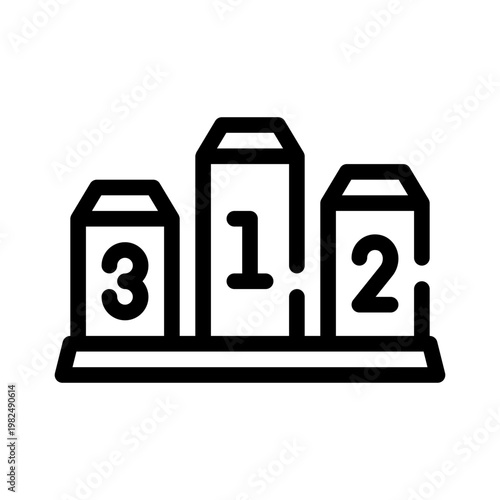 leaderboard line icon