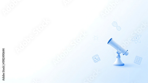 Abstract background for stem education portal 