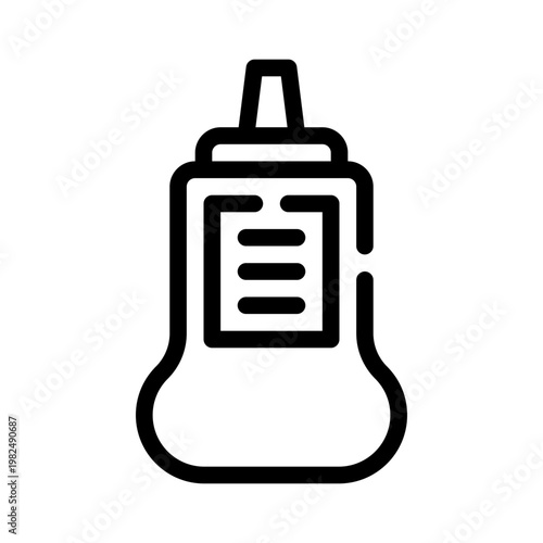 mayonnaise line icon