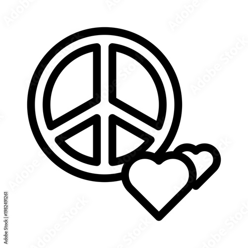 peace line icon
