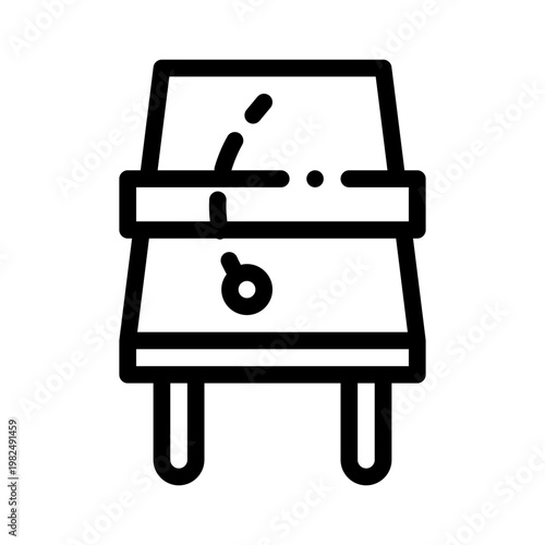 pingpong line icon