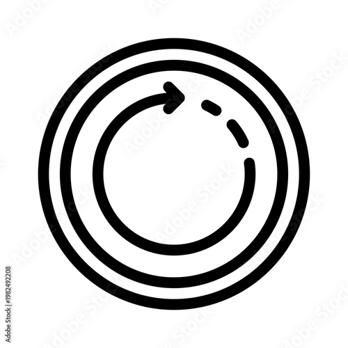 restart line icon