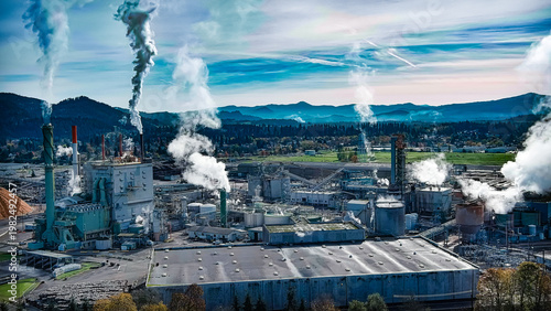 Принти на полотні Industrial buildings in Springfield, Oregon
