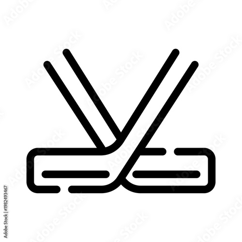 sticks line icon