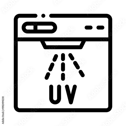 UV line icon