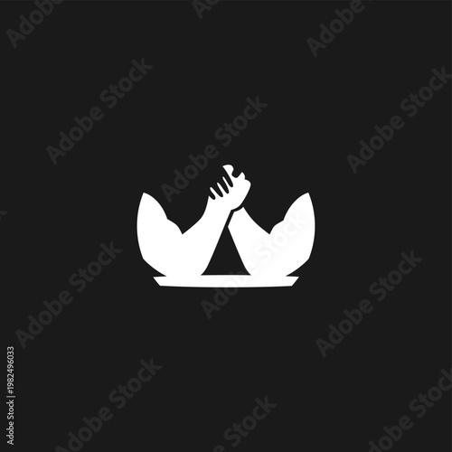 Arm wrestling logo design, hand strength, vector, silhouette, man, sport, championship, badge, bodybuilding, gym, training, winner, fitness, human, fist, art, wrestle, competitor, rivalry, athletic