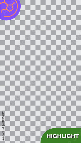 Football Match Highlight Social Media Story Template	