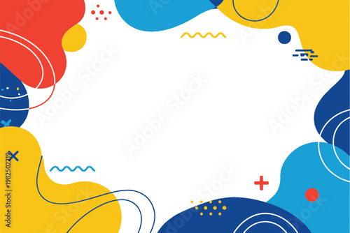 Modern Fluid Abstract Banner - Solid Minimalist Background