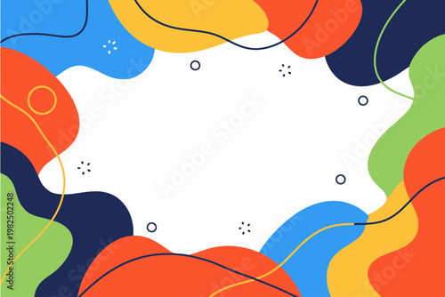 Modern Fluid Abstract Banner - Solid Minimalist Background
